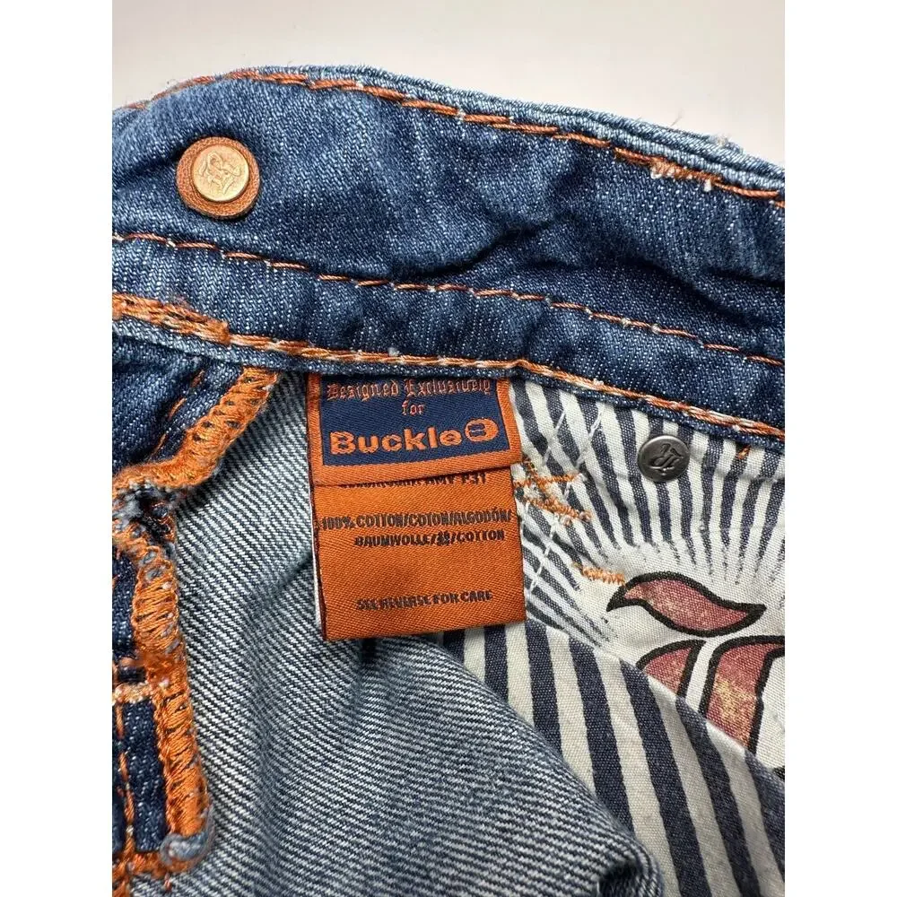 Rock Revival Amy Capri Jeans Sz 25 Medium Wash Stretch Denim Cropped 28” Inseam